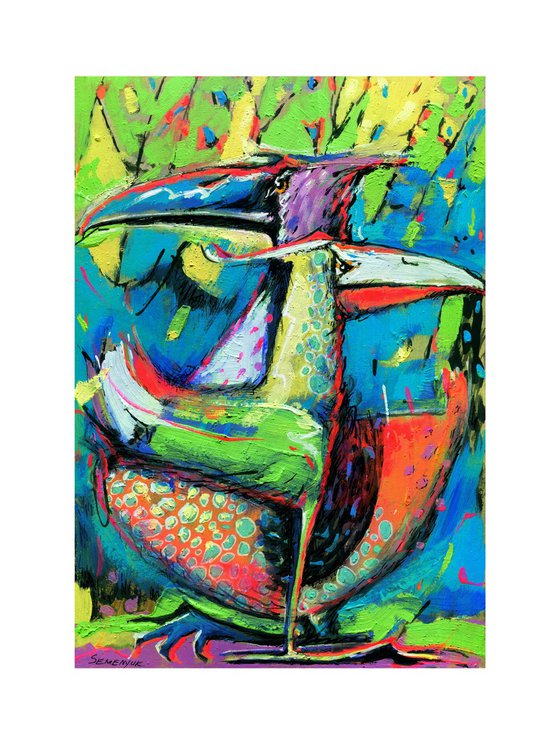 Abstract Birdies. Flight Plan