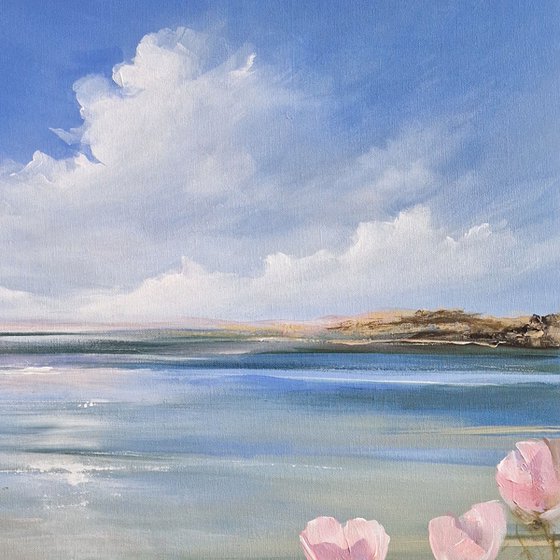 Soft Flowers By The Sea