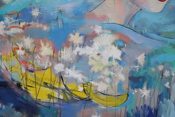 Swimmers and Glowing Algae