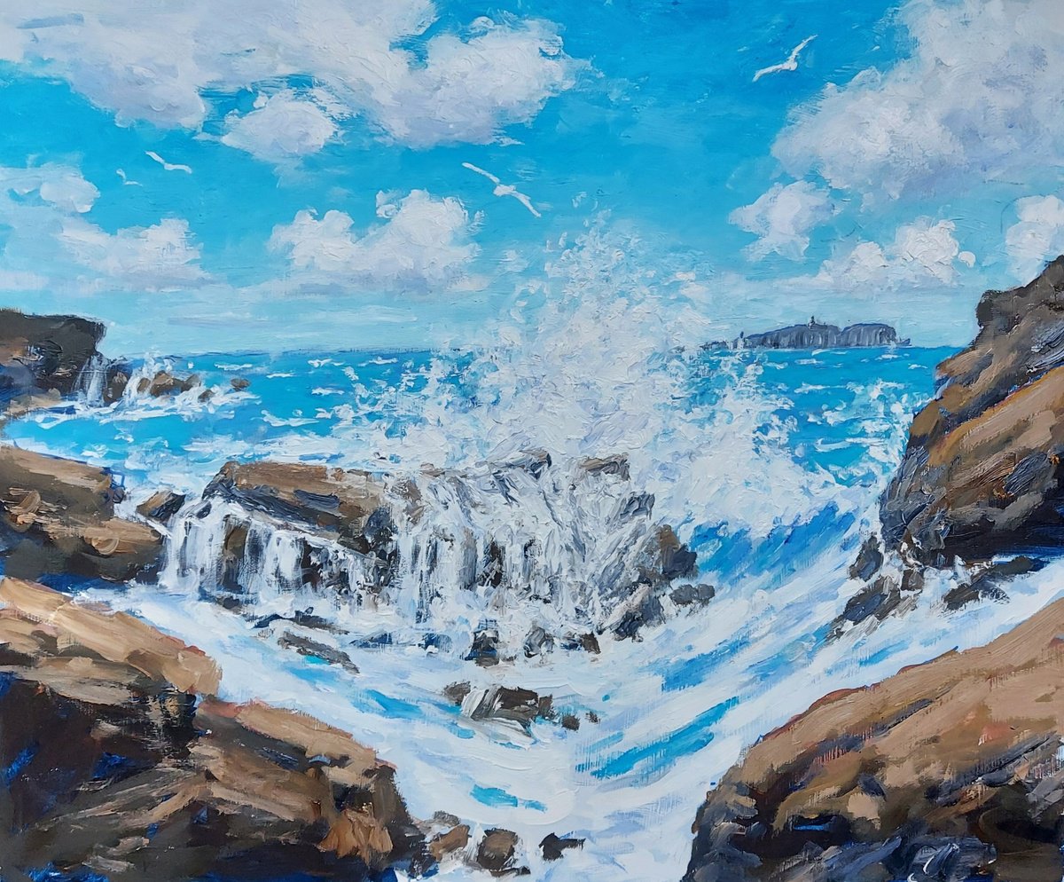 Oil Painting , Seascape #102 By Colin Ross Jack, 24 X 20, Artwork For Sale On Artfinder