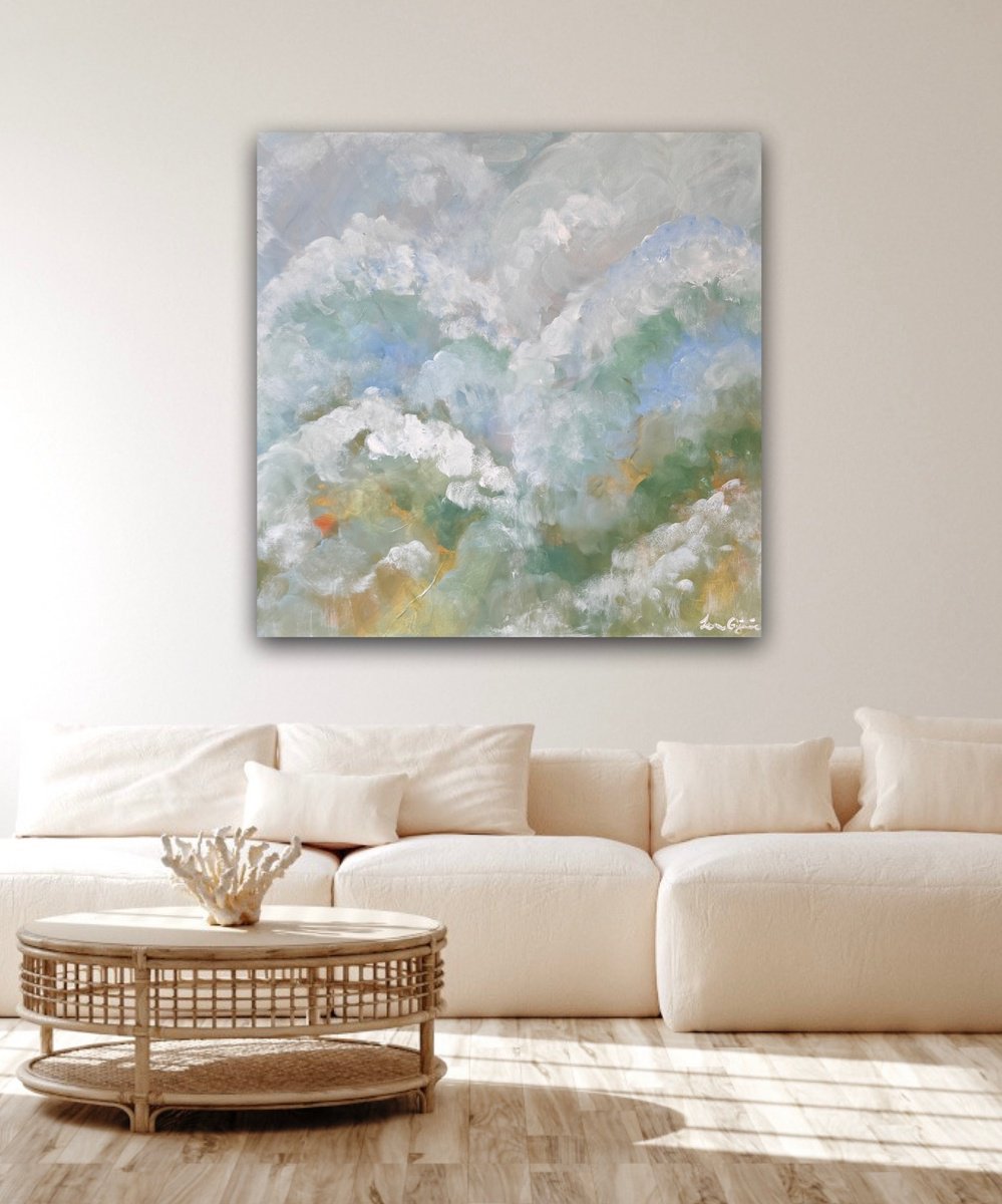 Silk Horizon By Ivana Gigovic, 35 X 35, Artwork For Sale On Artfinder