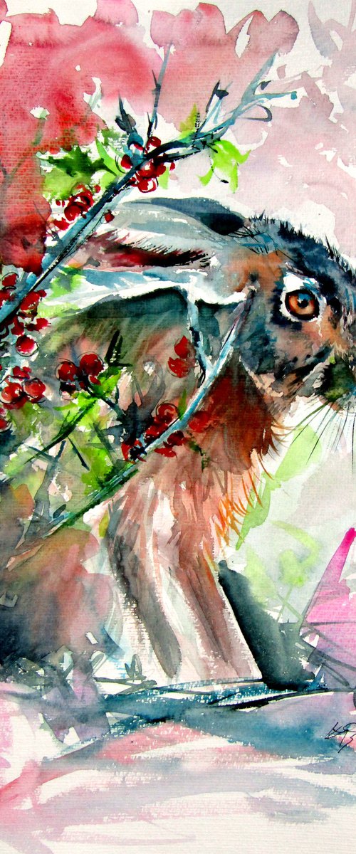 Rabbit in the grass II by Kovács Anna Brigitta