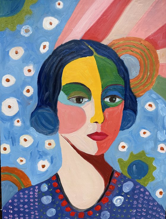 Woman Colorful Portrait 2