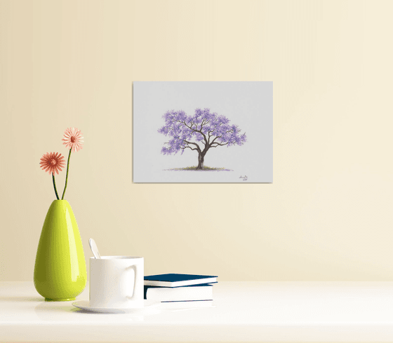 Purple blossoms