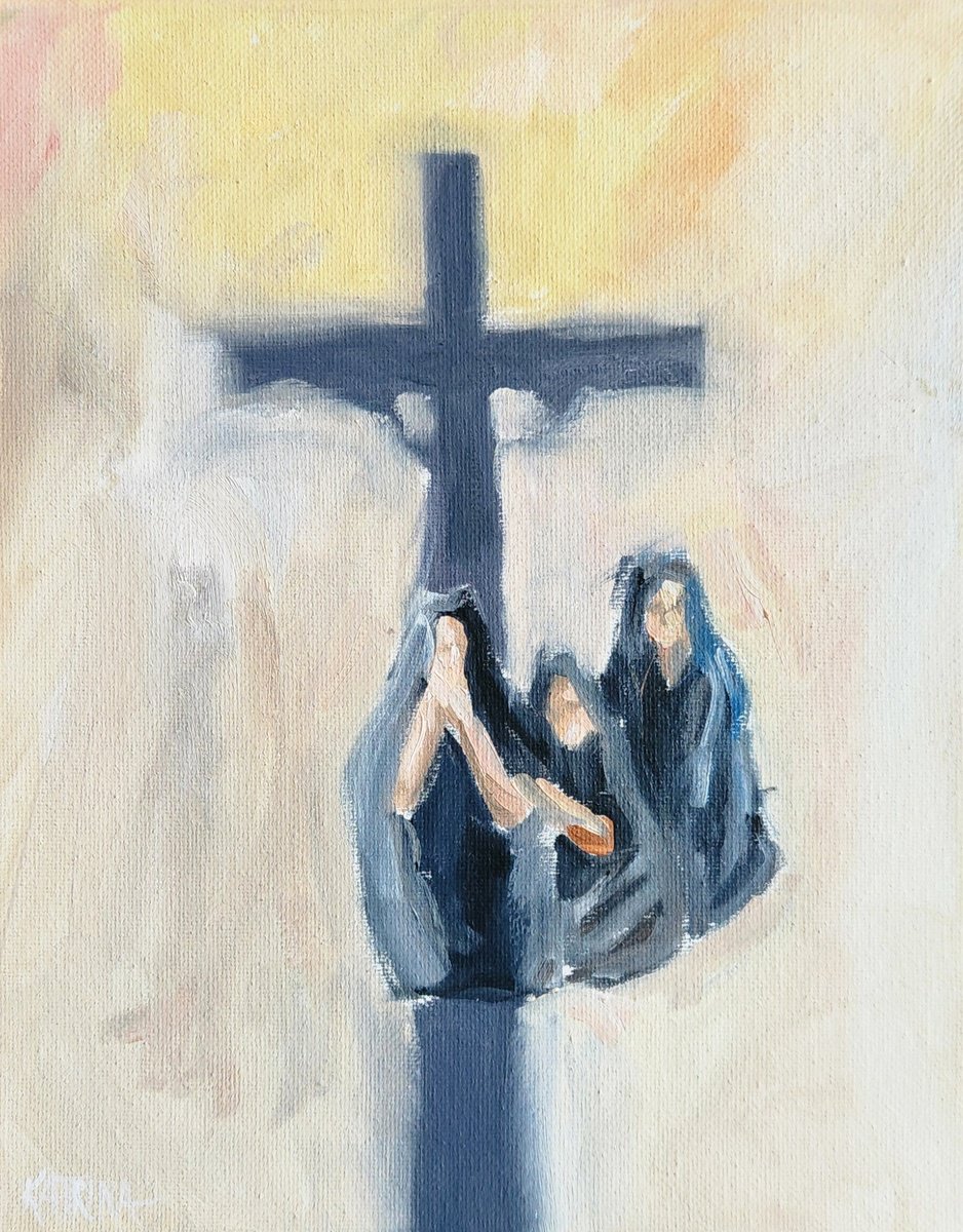 In The Shadow Of His Cross By Katrina Case, 8 X 10, Artwork For Sale On Artfinder
