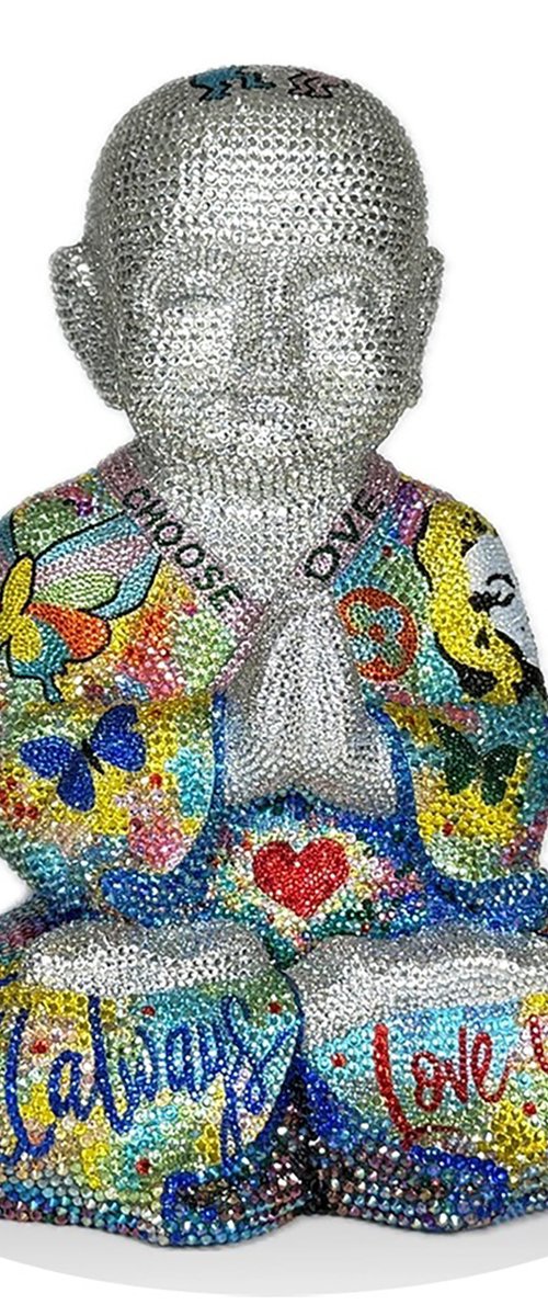 Choose Love Buddha by Gardani Art