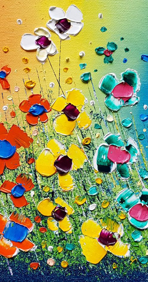 "Rainbow Days & Flowers in Love" by Phil Broad
