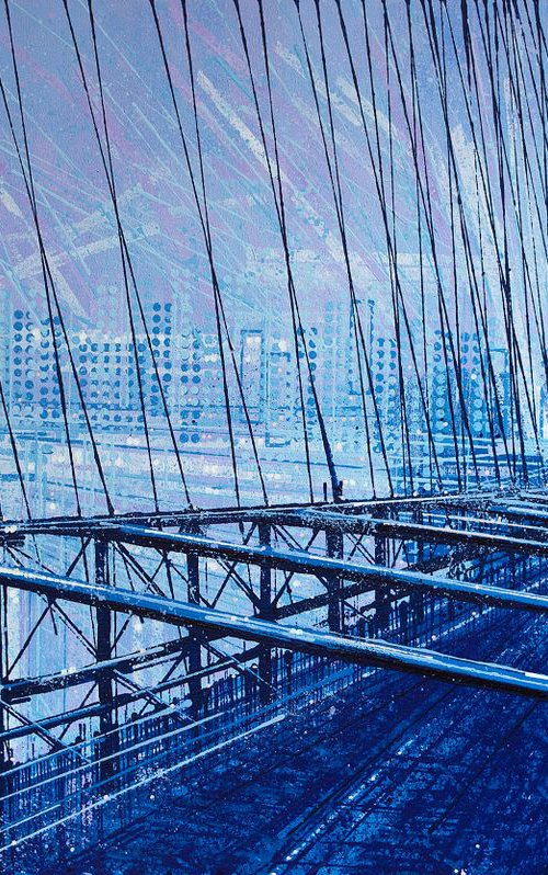 Brooklyn Bridge, New York, At First light by Marc Todd
