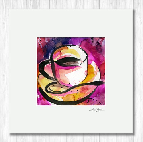 Coffee Dreams 5 - Painting by Kathy Morton Stanion by Kathy Morton Stanion
