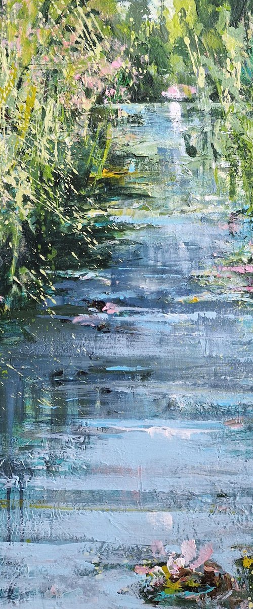 Summer pond II by Irina Laube