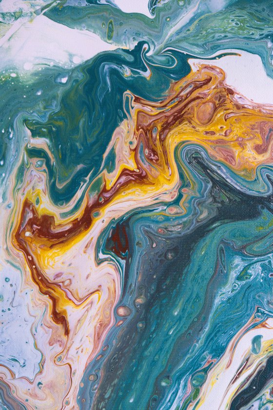 Earth Tone Abstract Painting