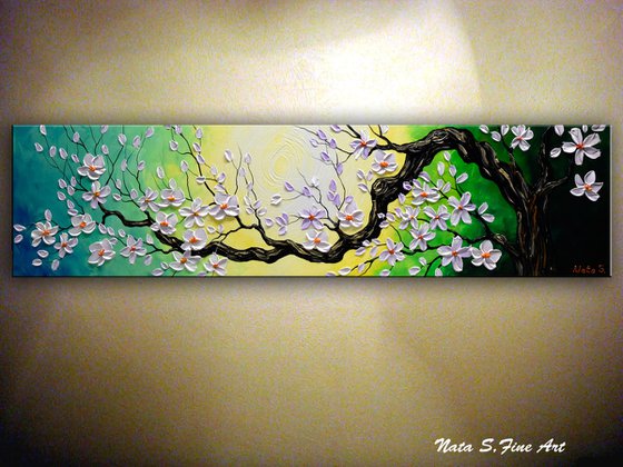 Spring Blossom - Original Textured Painting