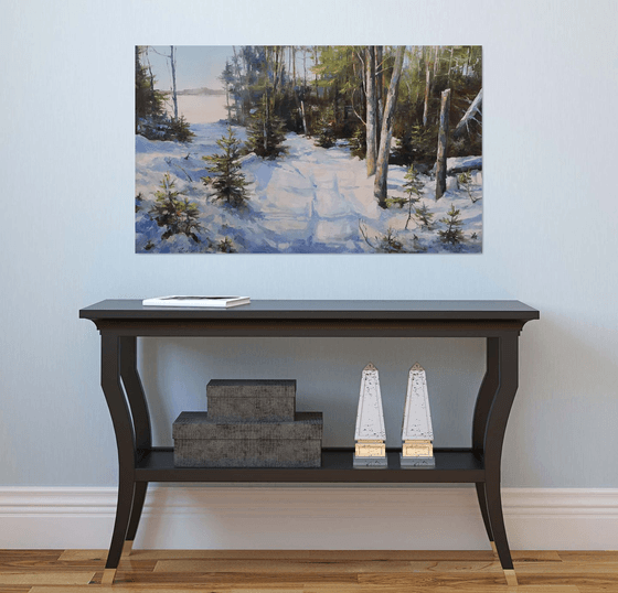 The path to the frozen lake