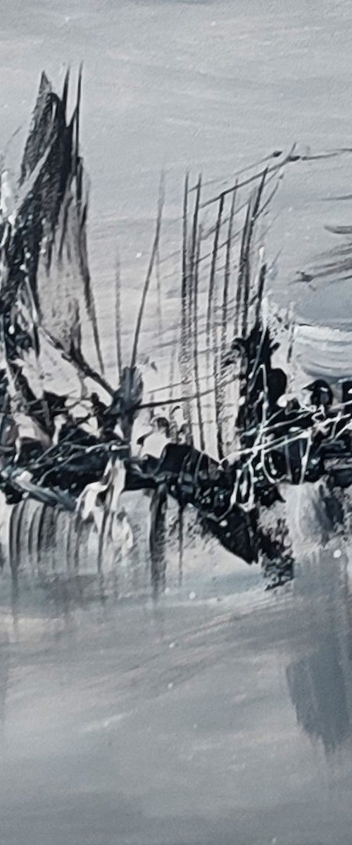 Pêcheur en mer by ÂME SAUVAGE