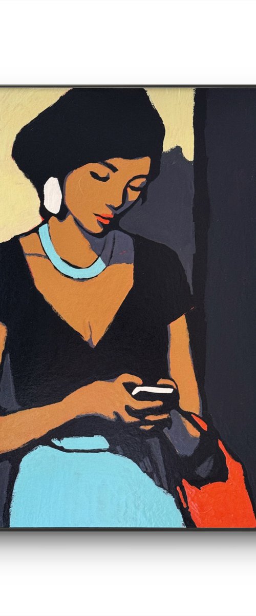 "Sending Message" by Daria Baklykova
