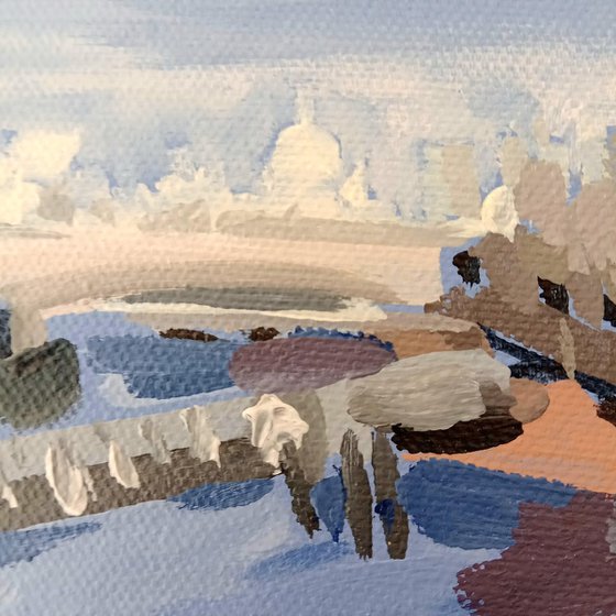 Dinky view of the Royal Festival Hall