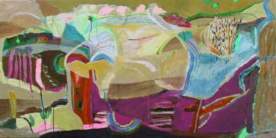 In Hockney's landscape 2