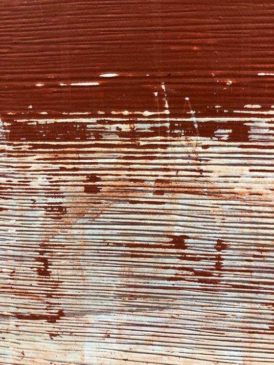 Old, Red, & Once Striped (30x48in)