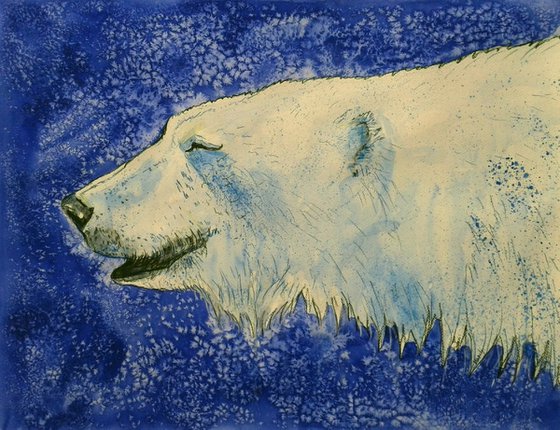 "Smiling polar bear"