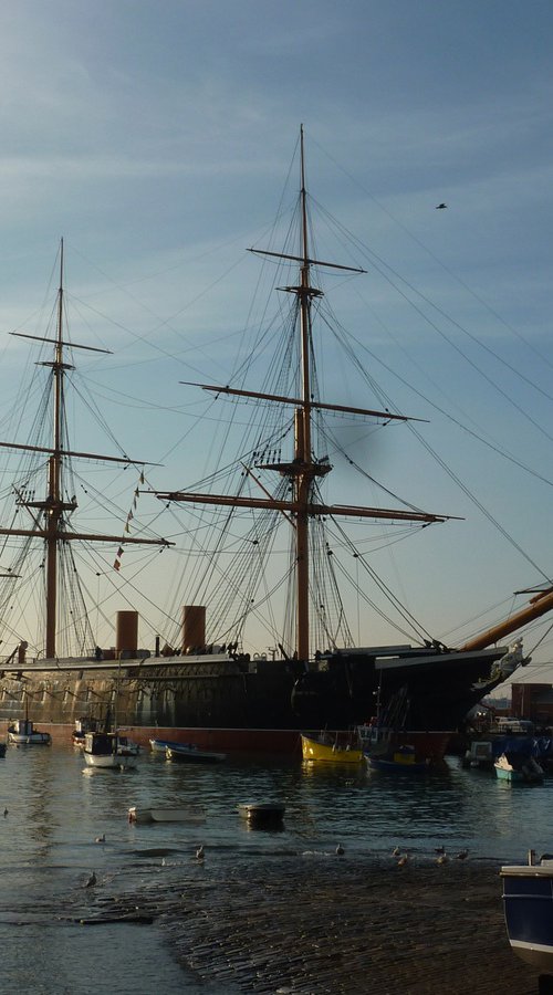 Portsmouth and HMS Warrior by Tim Saunders