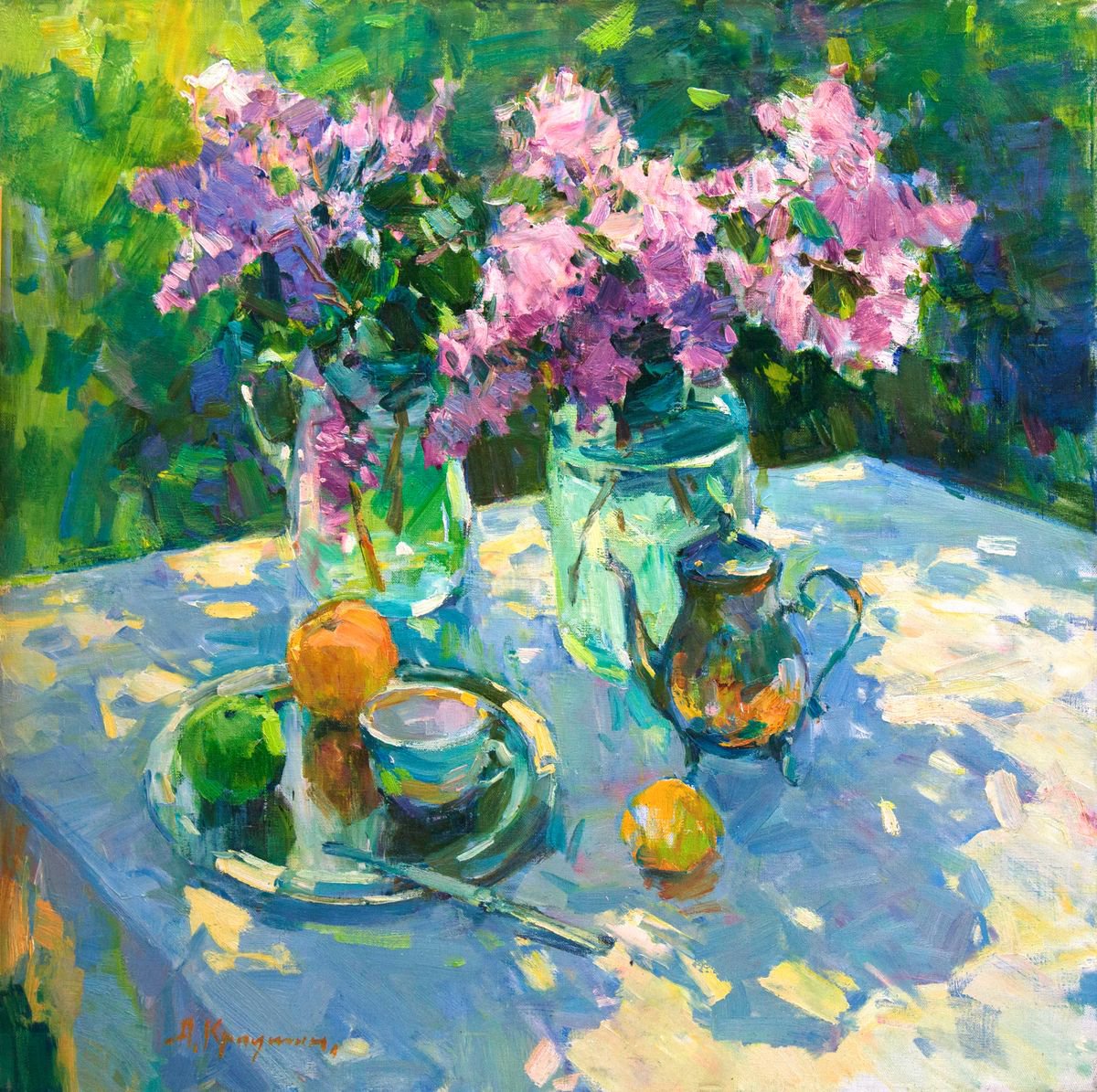 Lilac in the Garden by Aleksandr Kryushyn