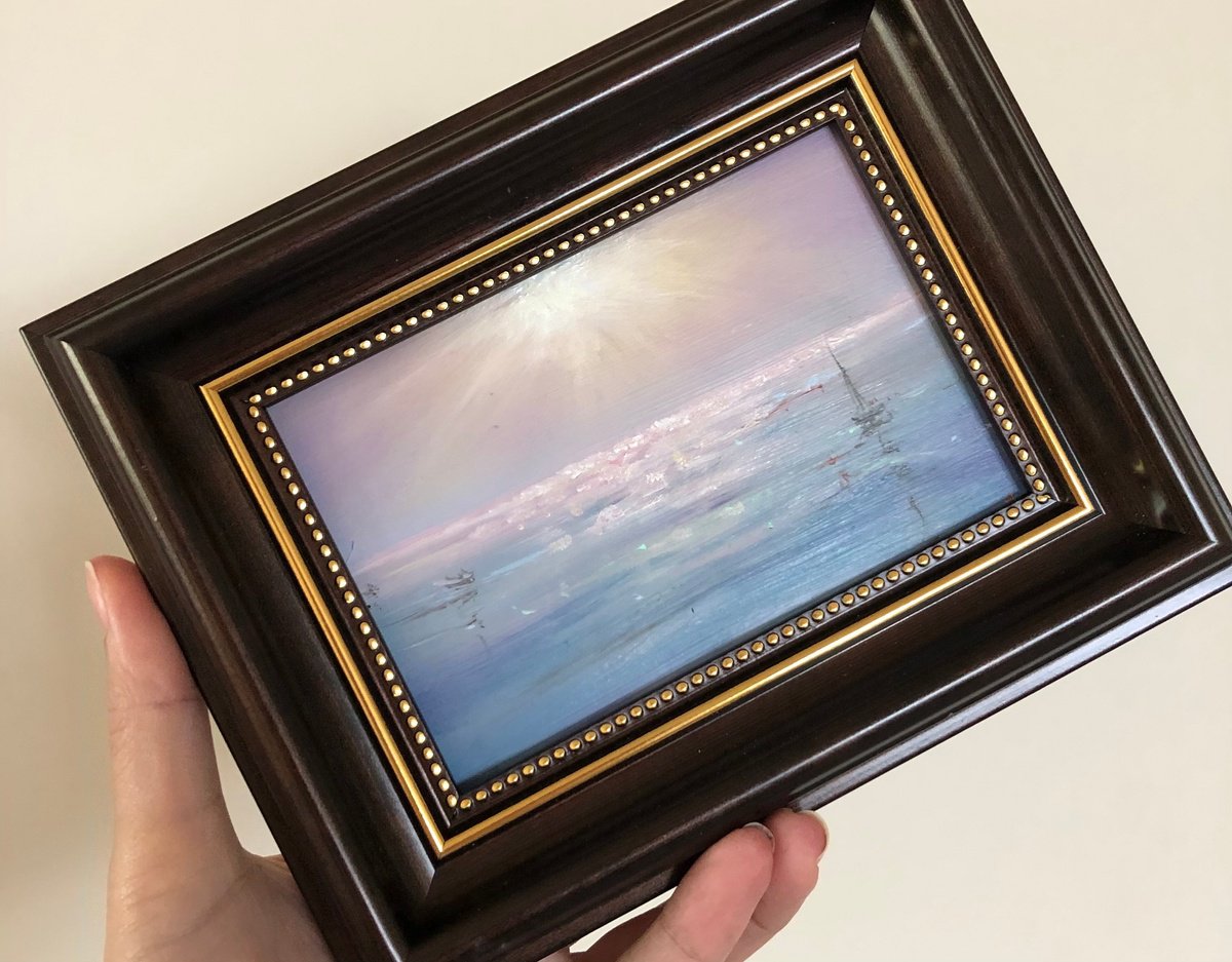 Photorealistic Landscape Oil Painting By Alesia Yeremeyeva, 6 X 7, Glorious Morning, Original Artwork