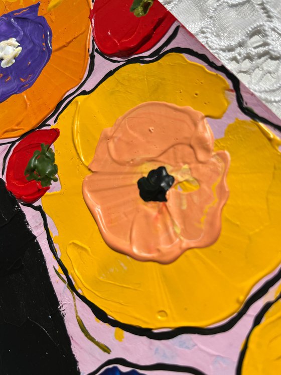 Kandinsky Flowers Painting