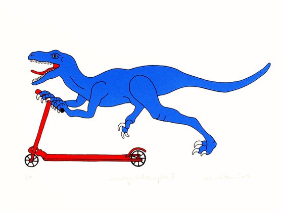 Scooting Velociraptor II