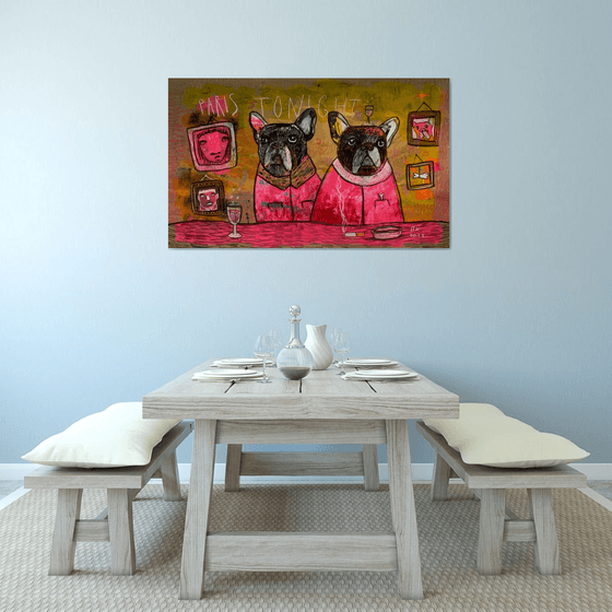 French bulldogs in Paris...