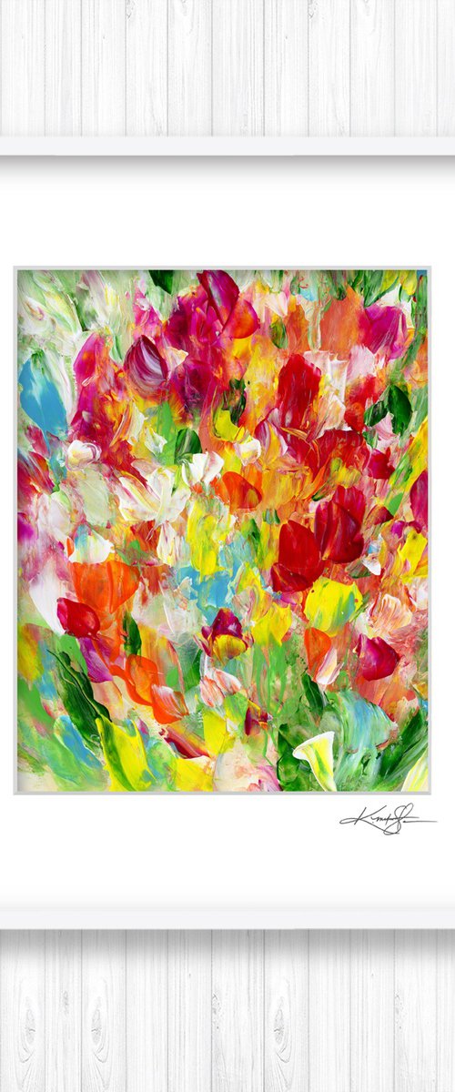 Floral Jubilee 4 - Flower Painting by Kathy Morton Stanion by Kathy Morton Stanion