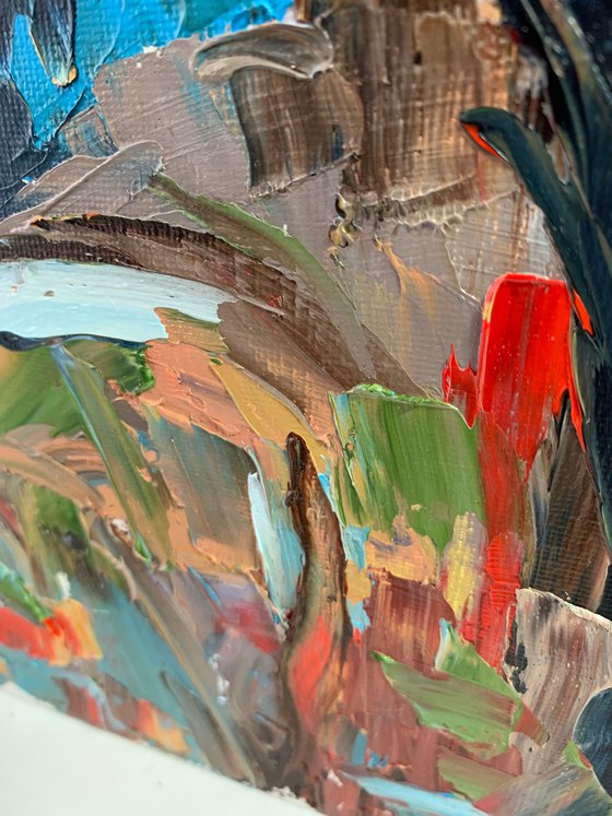 Abstract woman portrait.