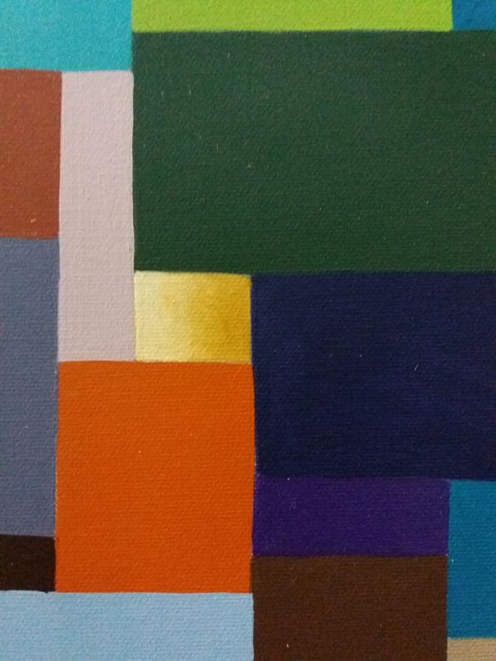 Rectangles  _ Large Abstract_150x70cm (59"x27.5")