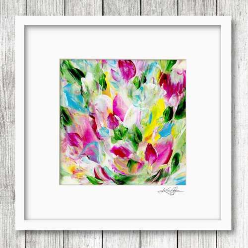 Tranquility Blooms 19 - Floral Painting by Kathy Morton Stanion by Kathy Morton Stanion