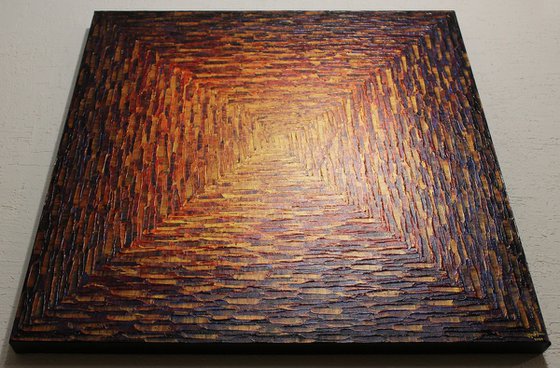 Large brasillant square gradient