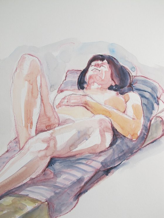 Reclining female nude