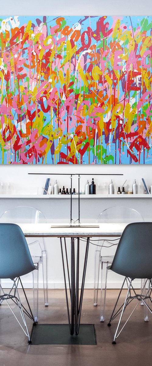 Happy Vibes - SOLD by Isabelle Pelletane