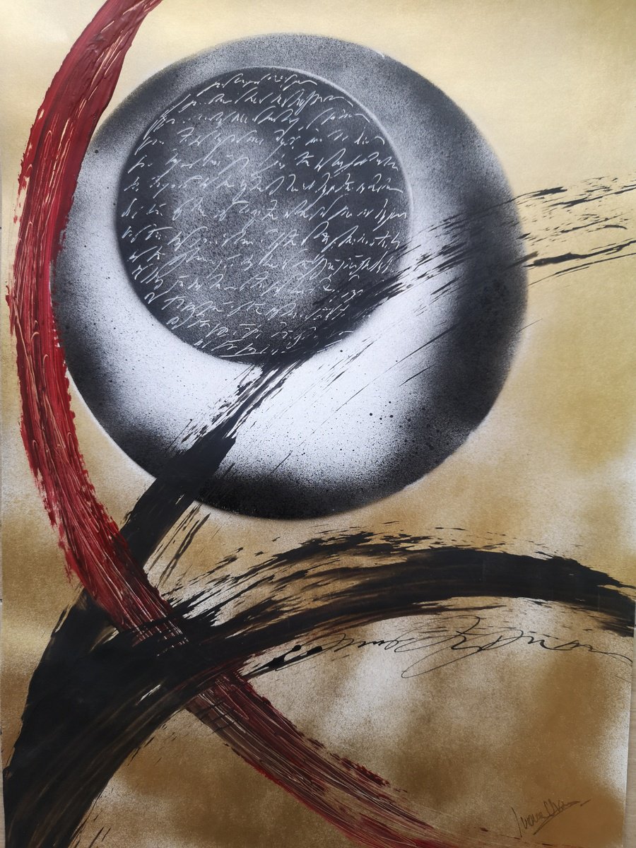 Abstract Collage By Ivana Urso, 13 X 19, Echoes Without Words Iv, Original Artwork