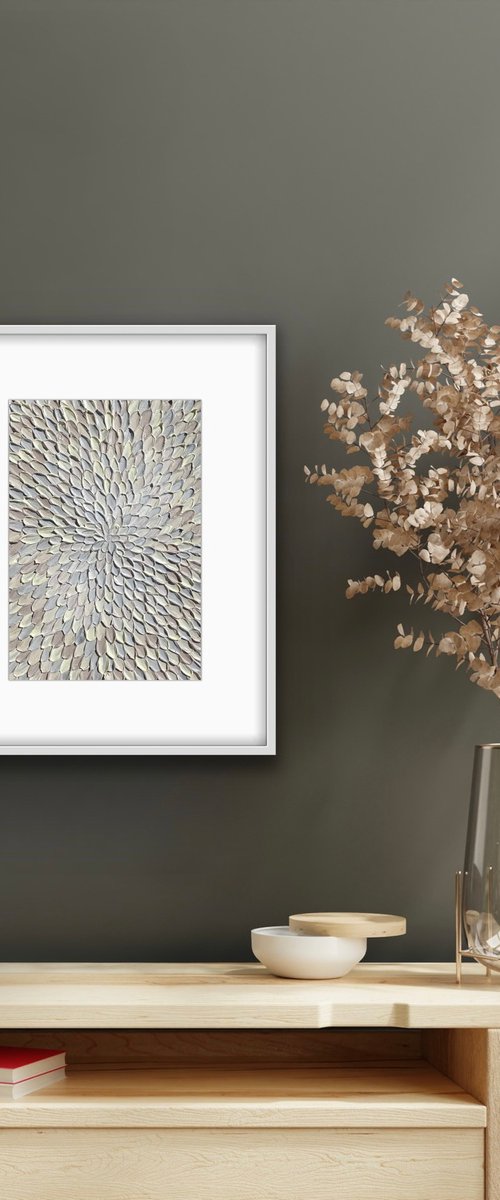 Delicate (on paper, unframed) by Guzaliya Xavier