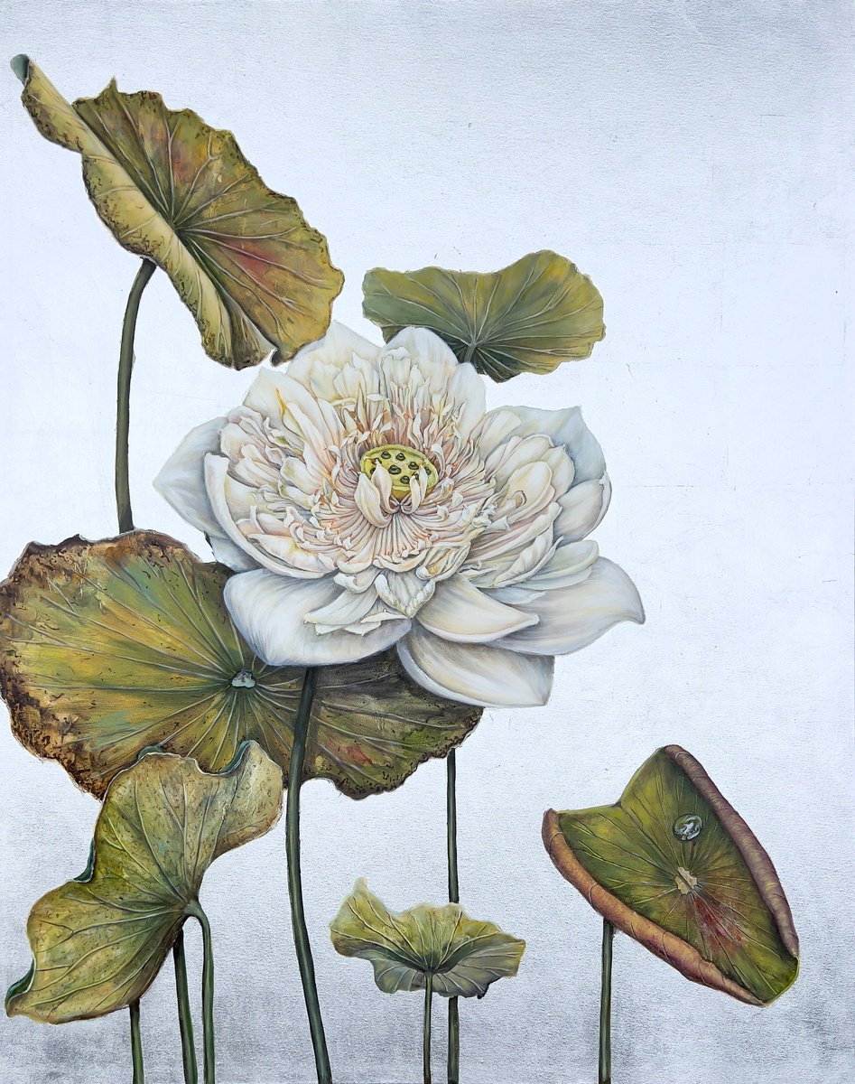 Lotus flower by Daria Ivashchenko