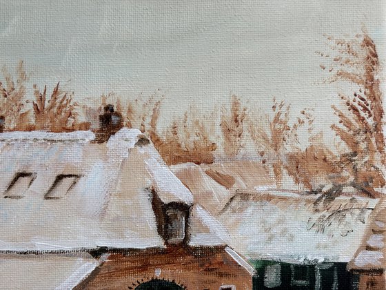 Winter view in Dalen