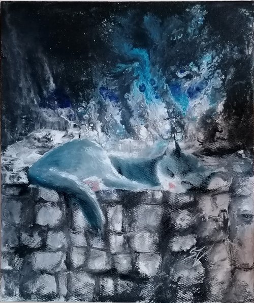 A Sleeping Cat by Susana Zarate