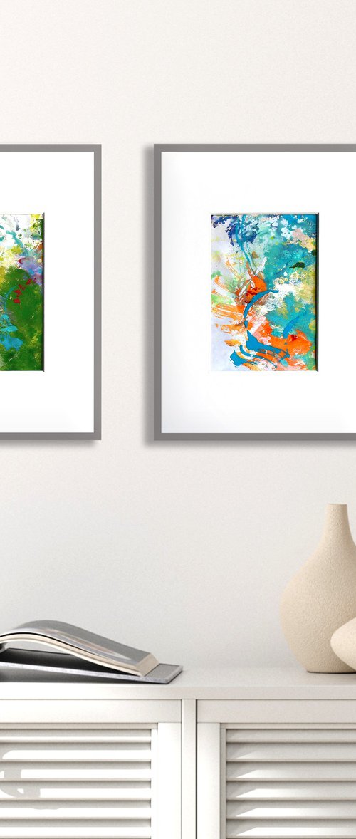 Love letters, diptych by Kirsten Handelmann