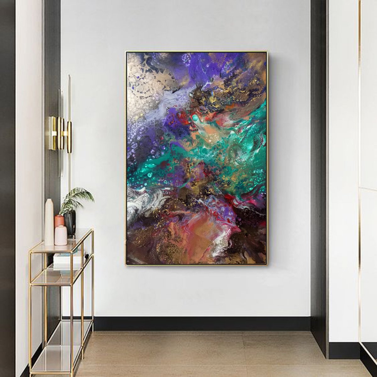 Beyond The Surface By Areti Ampi, 24 X 35, Artwork For Sale On Artfinder
