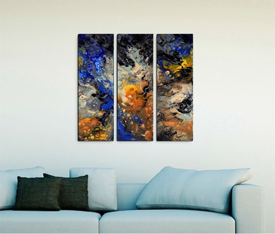 In the Moonlight  Triptych