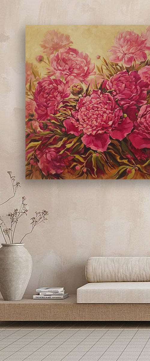 Peonies. Flowers of Passion by Natalia Yampolskaia
