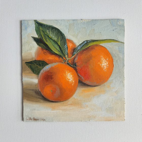 Clementine fruit still life