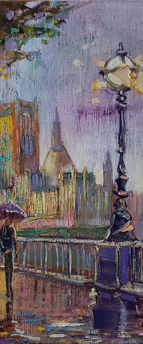 London. Embankment by Mary Voloshyna