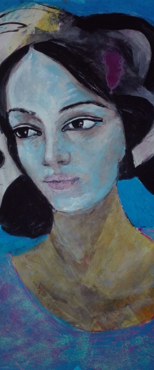 Girls on paper 0311-18A by Richard  Kuhn