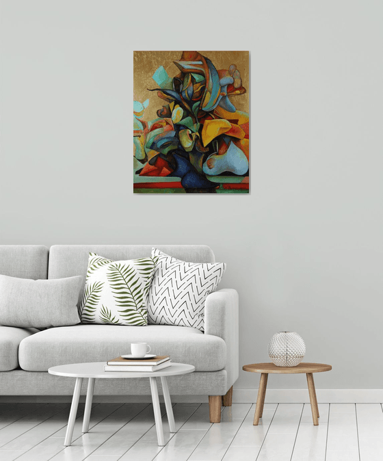 Gold. Energy of forms