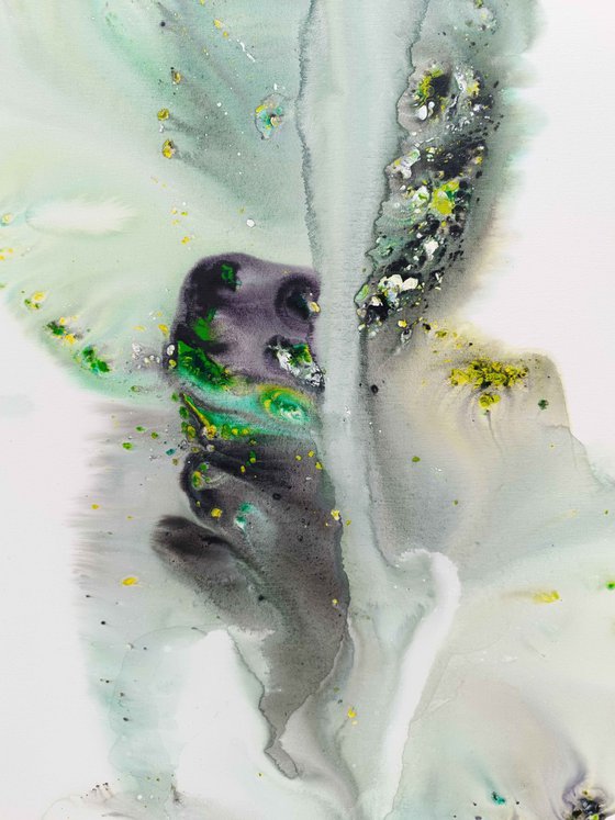 Nature 599 — Abstract Celadon Frond
